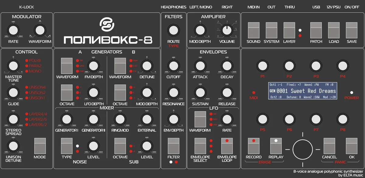 Elta Music Polivoks-8